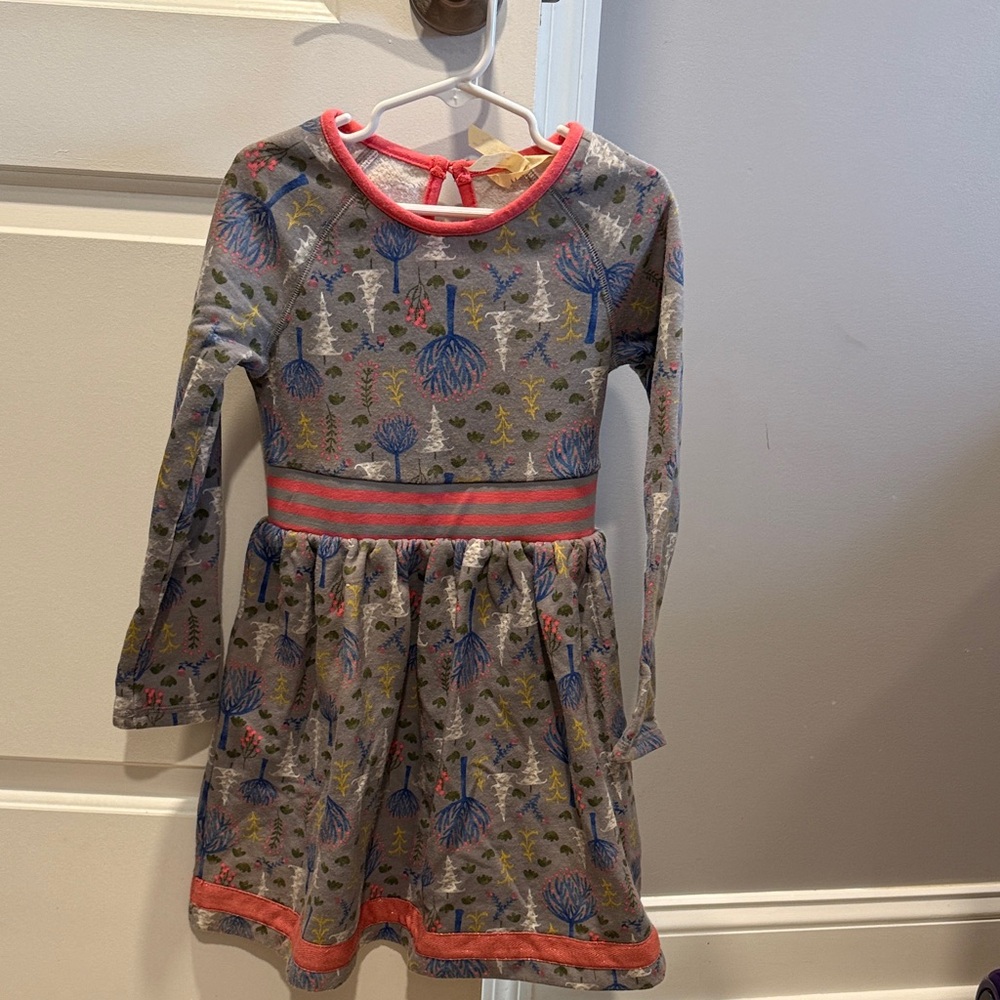 Matilda Jane Gray and Pink Floral Kids Dress